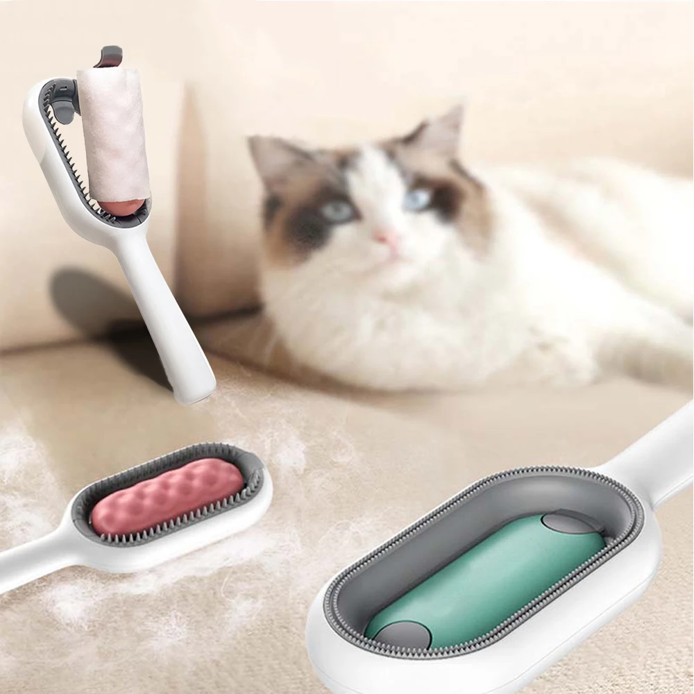 

Clean hair Pet Deshedding Brush Silicone Dog Brush Cat Grooming Comb Hair Remover Massage Tools for Cats Dogs Lint Remover