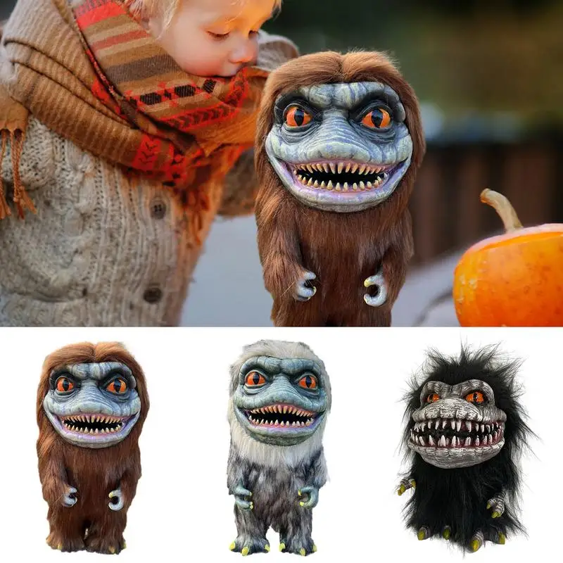 

Critter Prop Doll Critter Prop Figurine Halloween Stuffed Animal Scary Toys Horror Latex Plush Doll For Tabletop Decorations