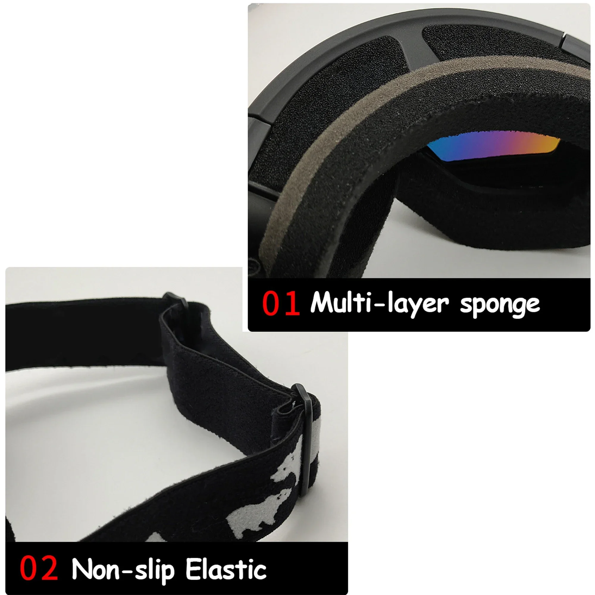 Очки для катания на лыжах и сноуборде мальчиков девочек