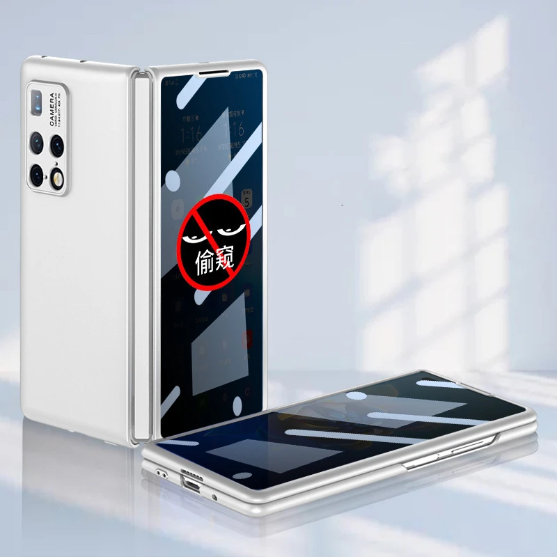 

Чехол для Huawei Mate X2 противоударный стеклянный чехол для экрана Матовый Жесткий Пластиковый ударопрочный чехол с полной защитой