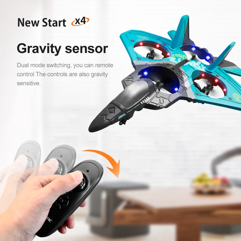 

V17 RC Remote Control Airplane Model 2.4G RC Fighter Hobby Plane Glider Airplane EPP Foam Aircraft Toys Child Drone Kids Gift