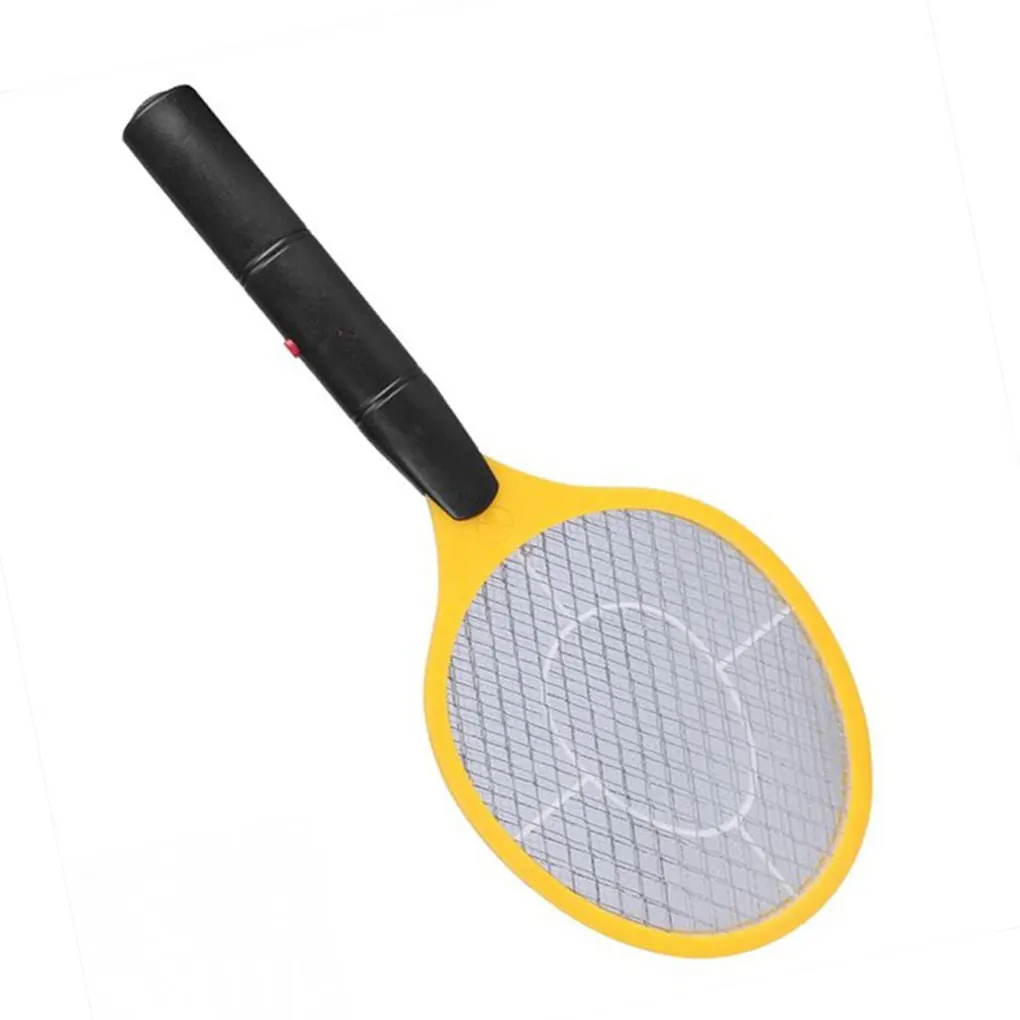 

Summer Triple Nets House Attery Power Electric Fly Swatter Electric Pest Repeller Bug Zapper Racket Wireless Long Handle