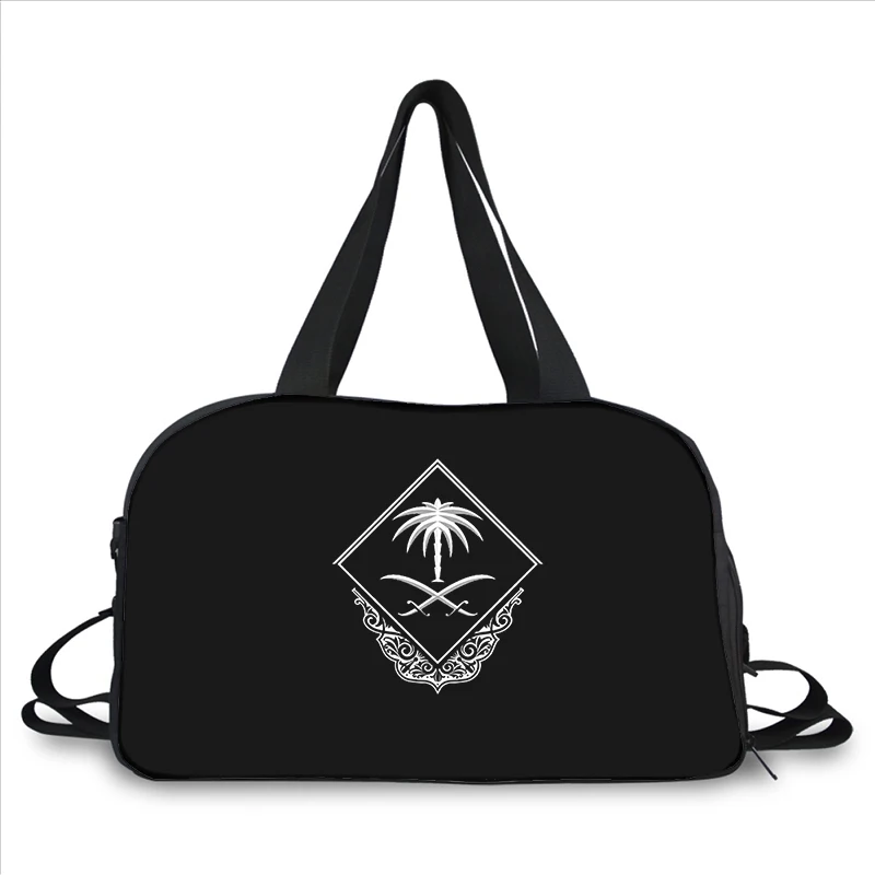 Kingdom Of Saudi Arabia Flag 3D printing fashion trend portable large capacity multi function messenger bag travel bag