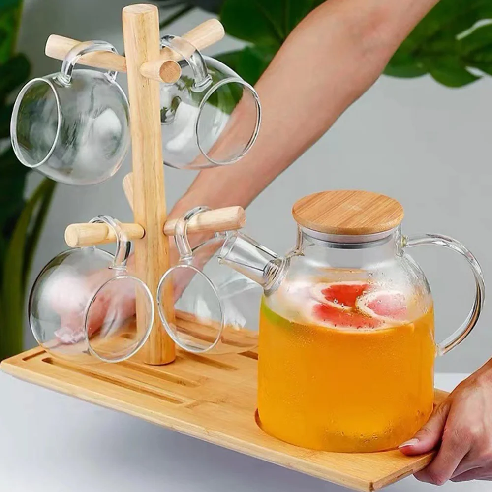 

Многофункциональная настольная стойка для хранения, сушилка для бара, аксессуар, кухонный Органайзер, подставка, деревянный держатель для ...