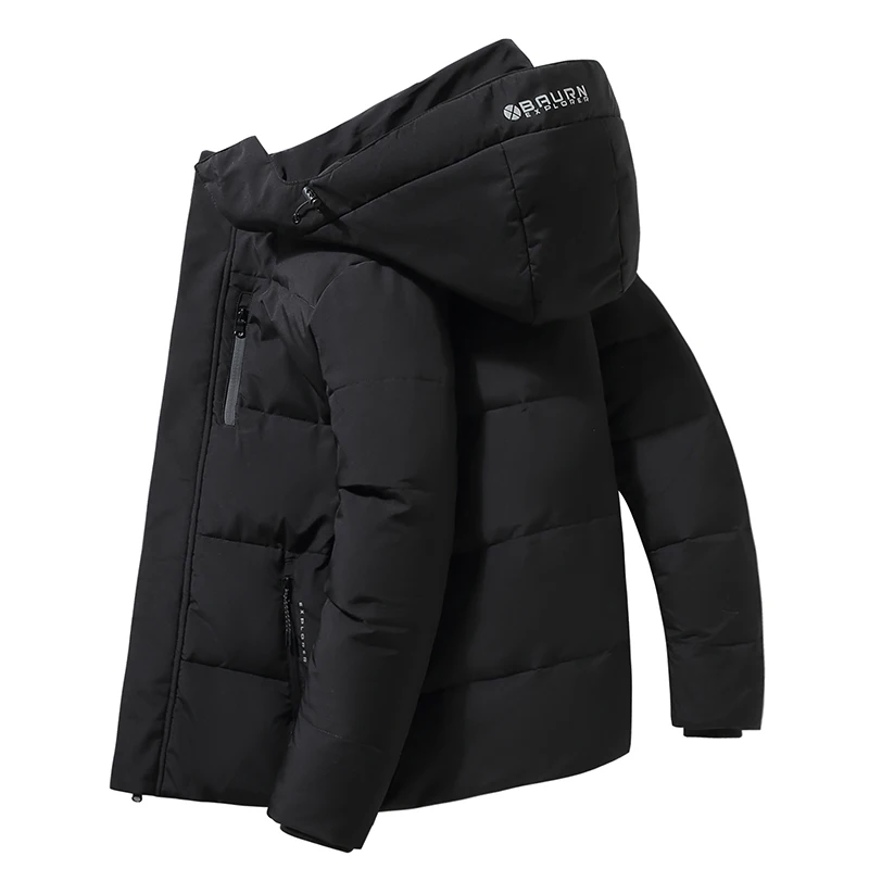 2022 High Quality White Duck Thick Men's Down Jacket Snow Parkas Man Warm Hooded Windproof Winter Down Jacket Outerwear 3XL