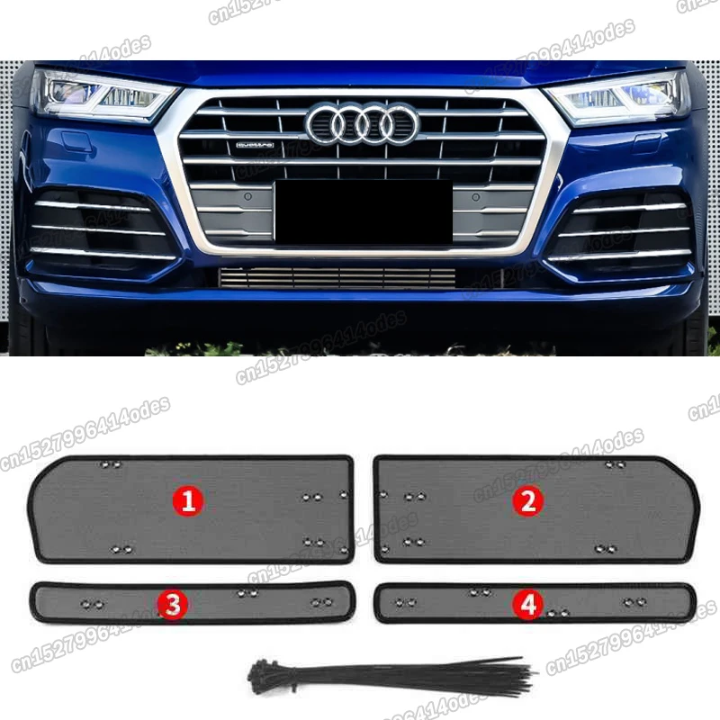 

Защитная сетка от насекомых на переднюю решетку автомобиля для audi q5 2018 2019 2020 2021 2022 s