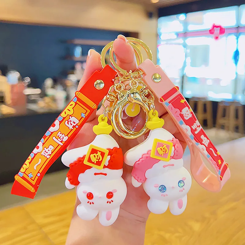 

Fortune Rabbit Keychain Cute Exquisite Cartoon Bag Pendant