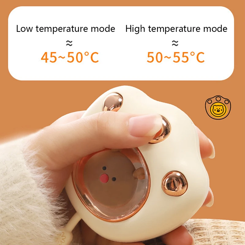 

Heater Winter Mini Cute Cat Claw Usb Rechargeable Electric Heater Outdoor Hiking Travel Home Office Hand Warmer