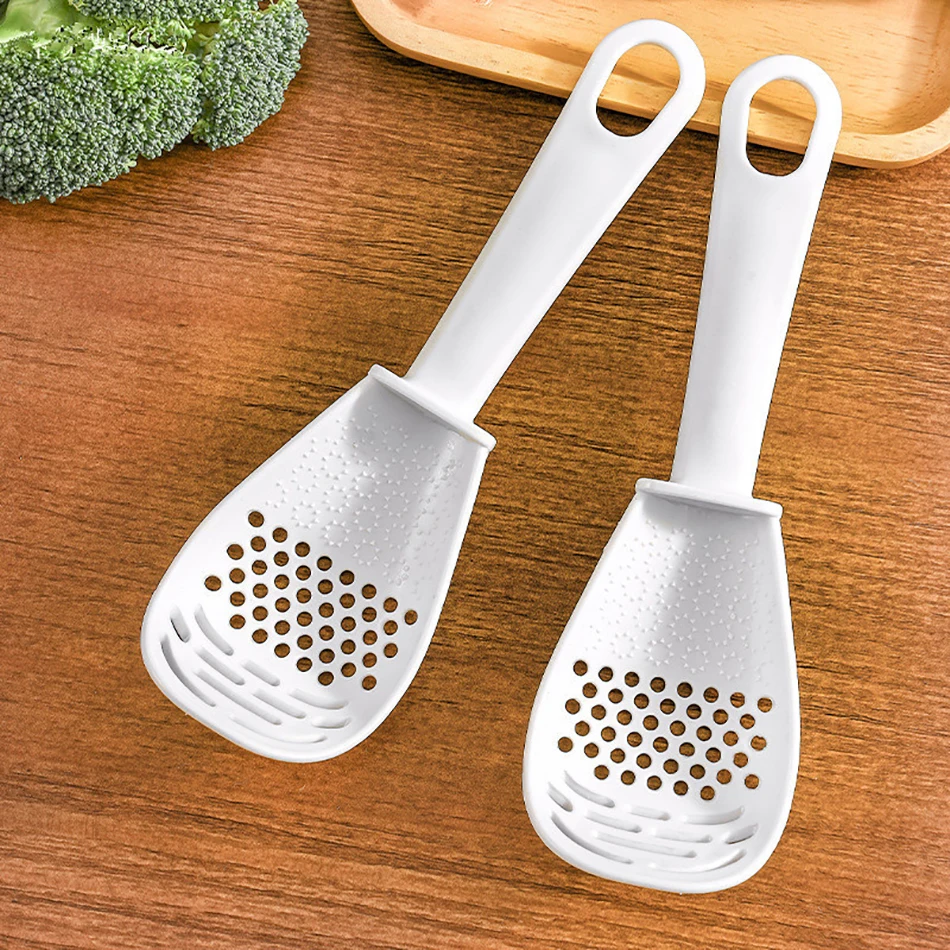 

Cooking Colander Multifunctional Spaghetti Serving Spoon Kitchen Food Strainer Ginger Garlic Grinder Egg Beater Vegetable Filter