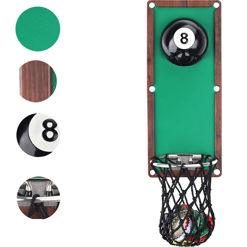 

Creative Billiard Bottle Opener Wall Bottle Opener Wall Mounted With Magnetic Beer Opener Gift Kitchen Tools Home Decor