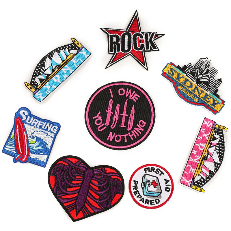 

30 шт./партия, аниме-нашивки для одежды