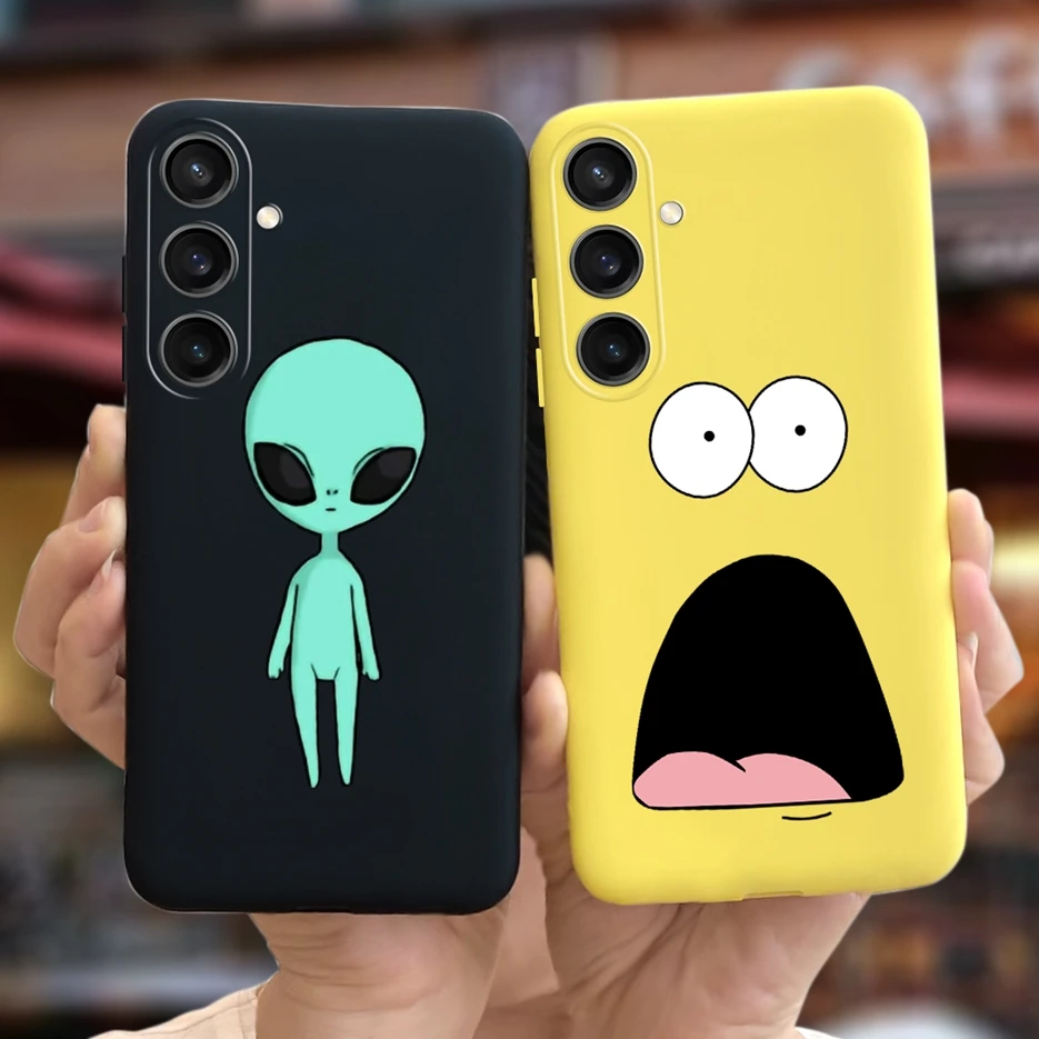 Чехол для Samsung Galaxy A55 чехол A15 A25 A35 яркий Стильный с рисунком мягкий телефона из ТПУ