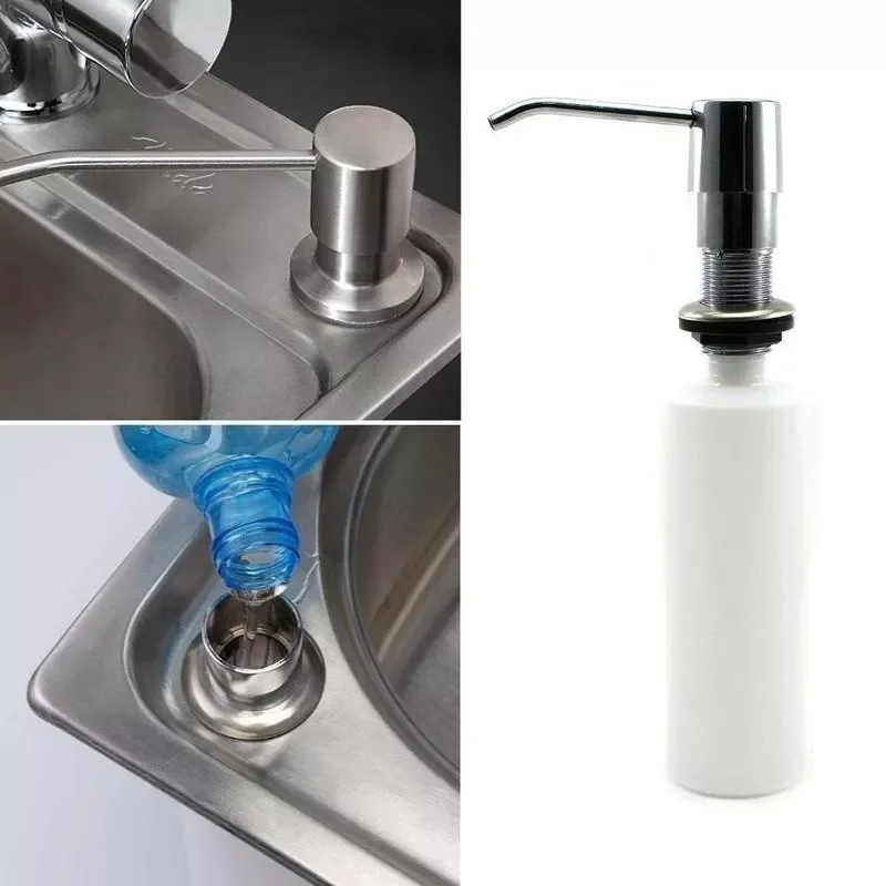

Kitchen Bathroom Sink Liquid Shampoo Soap Lotion Holder Bottle