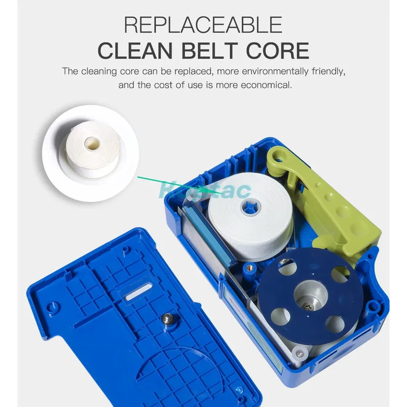  Кассета для чистки оптоволоконных разъемов Коробка оптоволокна Очиститель