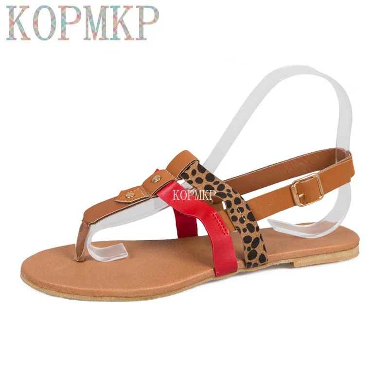 

2022 New High Quality Gladiator Flats Women Sandals Shoes Bohemia Beach Shoes Flip Flops Rubber Sole Fow Summer Sandals Women
