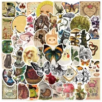 1050 pcs cartoon retro flora and fauna stickers aesthetic for water bottle diary phone waterproof decals sticker packs kid toys