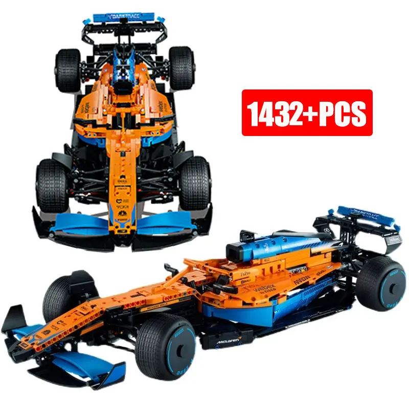 

1432PCS High Tech Formula F1 Racing Car Model Building Blocks 42141 McLaren Speed Vehicle Bricks Toys Gift For Adult Friend