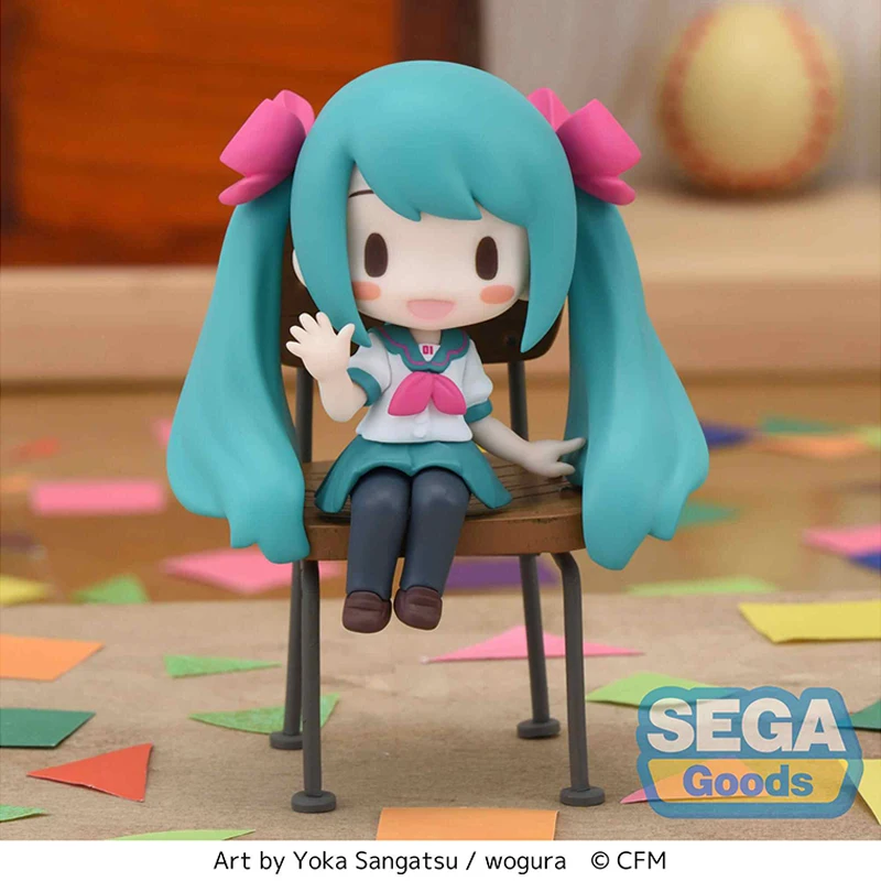 Подлинная SEGA VOCALOID Hatsune Miku 16-летие бобье глаз мини-фигурка ручной работы в стиле