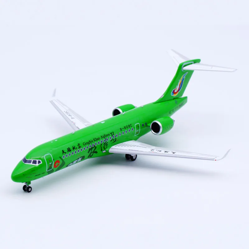 Коллекционный самолет из сплава 20119 подарочная модель NG 1:200 Genghis Khan Airlines ARJ21-700
