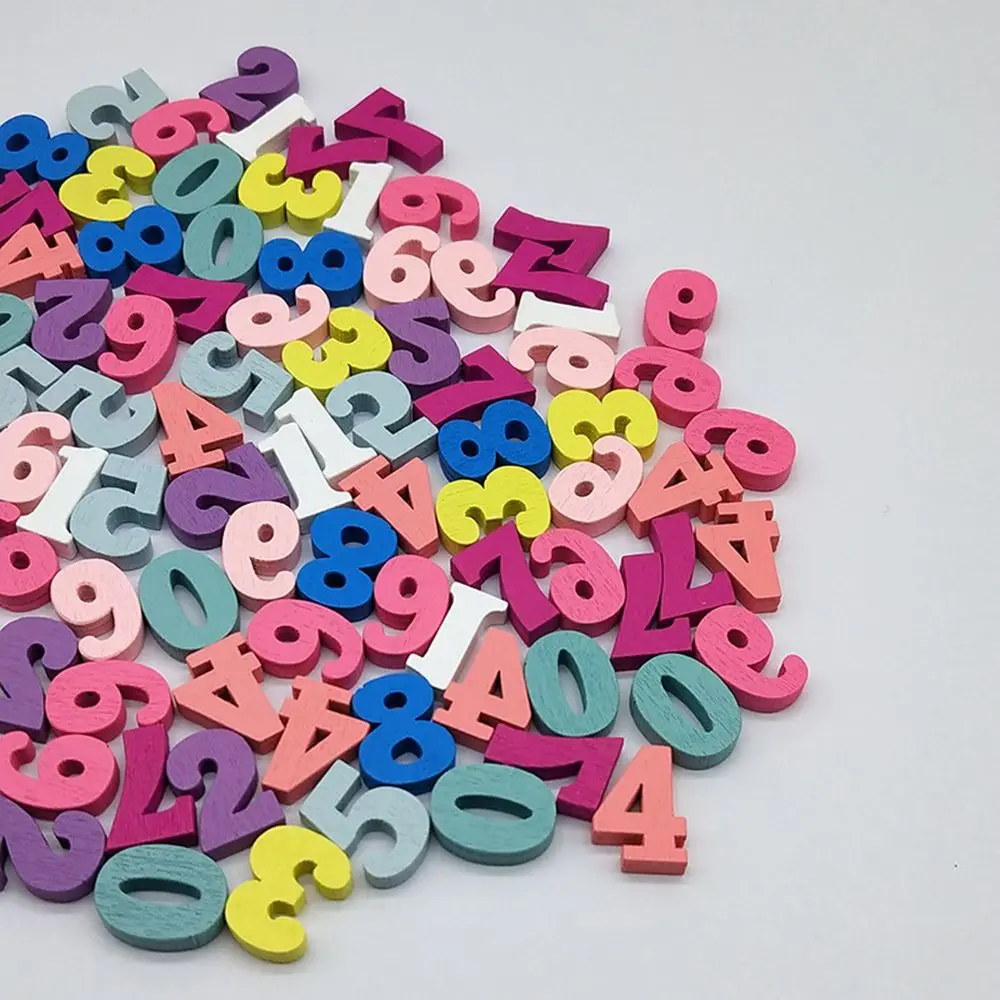 

100 шт., Деревянные буквы, декоративные буквы, английские буквы, декоративные деревянные цифровые детские инструменты раннего обучения, процесс вырезания DIY