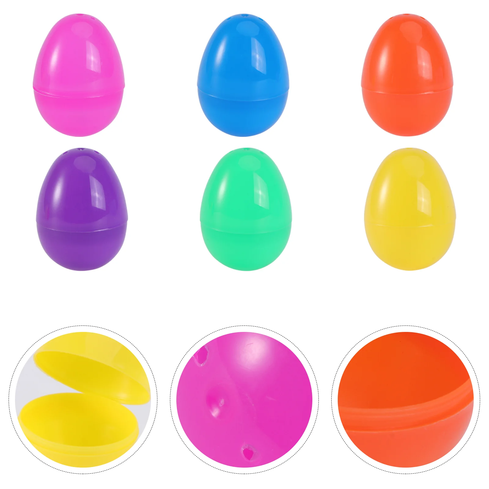 

Eggs Eastertoy Egg Ornaments Supplies Party Painting Kids Children Crafts Fake Decoration Surprise Filled Empty