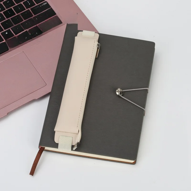 Bag Book Notebook Elastic Band Pen Clip Portable Pen Holder 