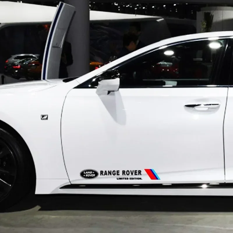 Светоотражающая наклейка на боковую дверь автомобиля 2 шт. виниловая с графикой