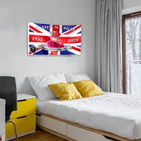 queen elizabeth platinums jubilee flag 3x5ft 70th anniversary 2022 union jack flag featuring her majesty the queen souvenir