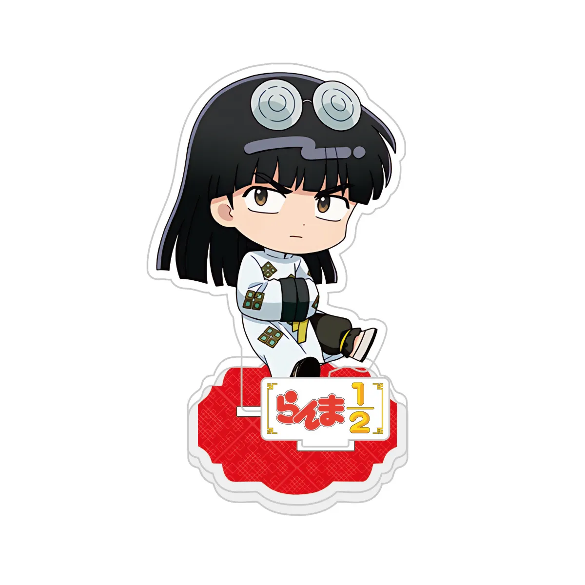 Фото Аниме Ranma Nibun no Ichi Фигурки Ranma Tendou Akane Акриловая подставка Брелки Q Версия Милая мультяшная сумка Аксессуары Подарки для фанатов №2