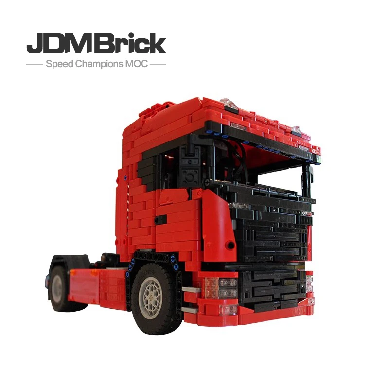 

MOC-6086 Children's Creative Puzzle Combination DIY Small Particle Building Block Truck Car Model Brick Toy Boy Gift Set