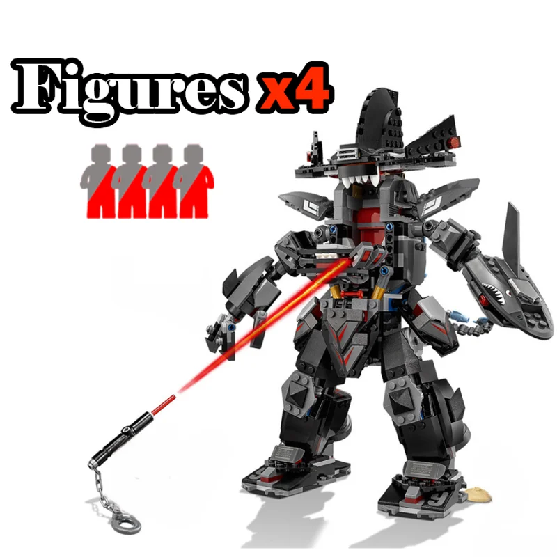 

New Toys Ninja Movie Series Garma Mecha Man 70613 Building Blocks Bricks Compatible With Figures Children Birthday Gift
