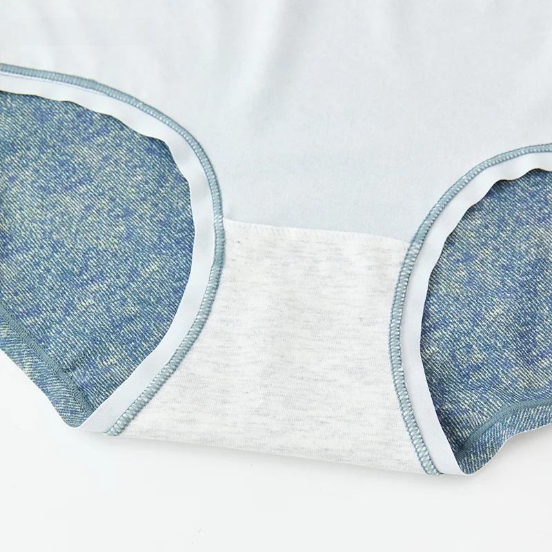 Sanfu женское нижнее белье со средней талией без бедер спортивные джинсовые легкие