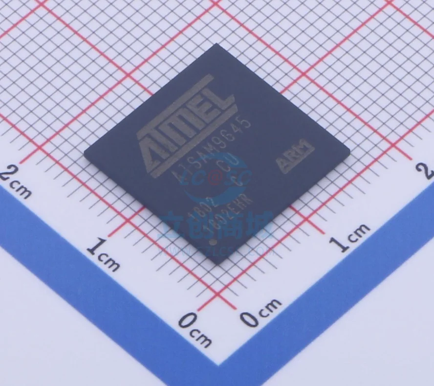 Original novo AT91SAM9G45C-CU embalado remendo BGA-324 microcontrolador de 32 bits chip