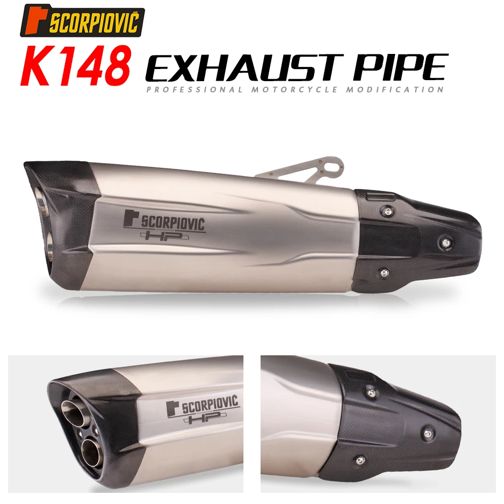 Высокопроизводительная выхлопная труба мотоцикла для Z900 250SR R3 F750GS k148 из