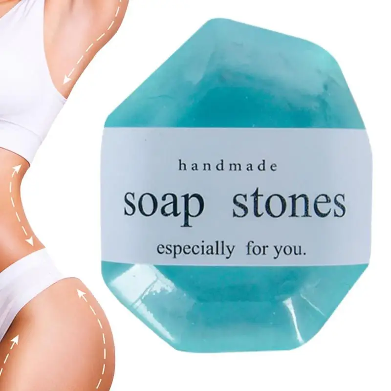 

Skin Firming Soap Gentle And Non-Irritating Body Sculpting Soap Bar Natural Organic Aquamarine Soap For All Skin Types