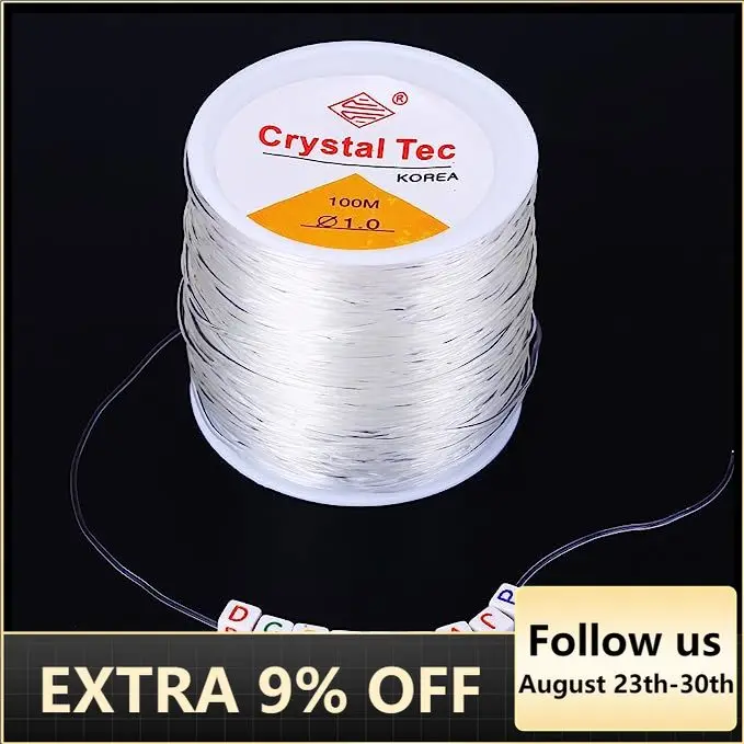 

0.4-1.0mm Transparent Stretch Elastic Crystal Line Beading Rope String jewelry Cord String Thread DIY Handmade Bracelet Cord