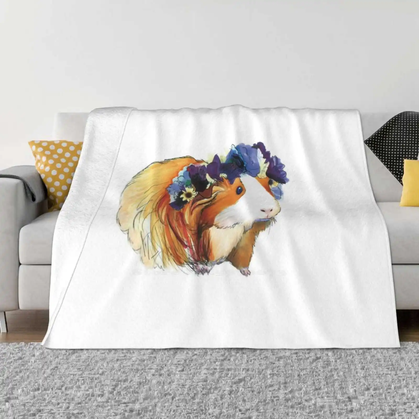 Sittin' Piggy низкая цена новый принт новинка модное мягкое теплое одеяло цветочная