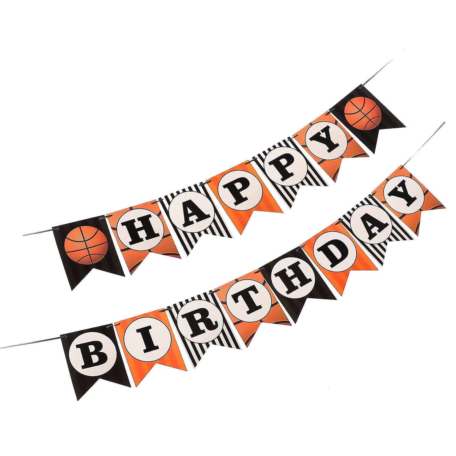 

2 Sets Hanging Multipurpose Children Boy Birthday Party Decorations Basketball Theme Birthday Party Supplies