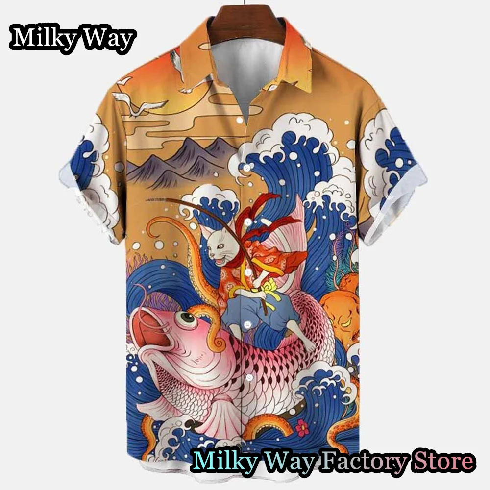 Рисунок 5 - Гавайская рубашка мужская с коротким рукавом