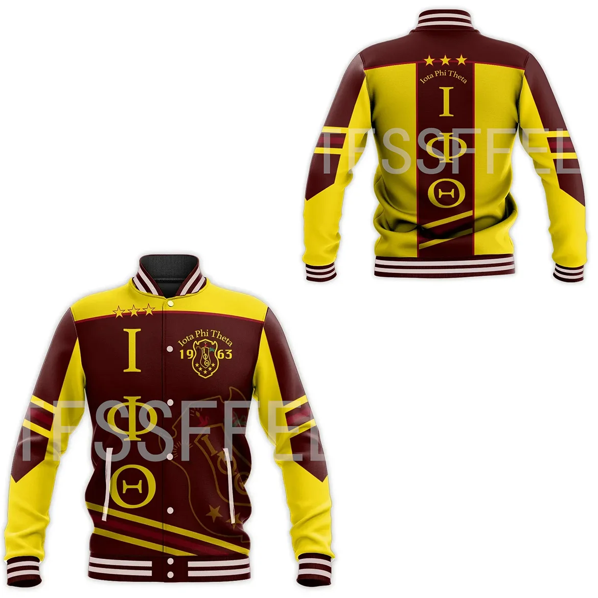 Мужская бейсбольная куртка-бомбер в стиле ретро