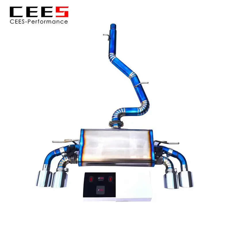 CEES Catback для VW GOLF MK7 7R/7.5R 2.0T 2012-2019 гоночный автомобиль клапан глушитель выхлопная