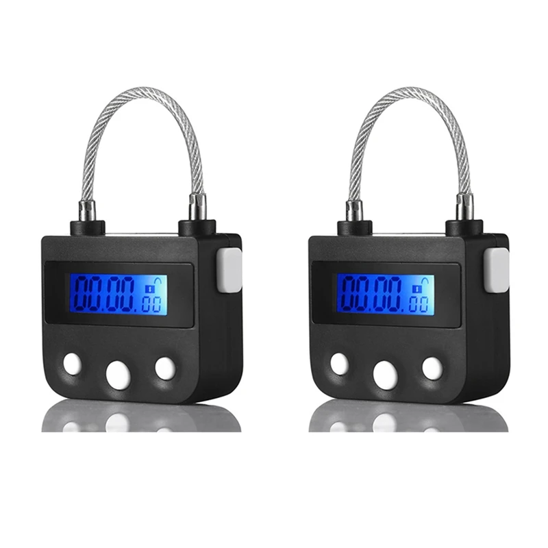 

New 2X Time Lock Electronic Timer Lock Household Temporary Lock Time Lock Electronic Lock Countdown