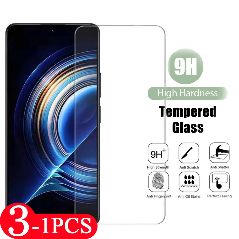

3/2/1Pcs screen protector For Redmi k40s k50 k40 9H tempered glass k30 pro plus Ultra Gaming k50i k30i k30s protective film
