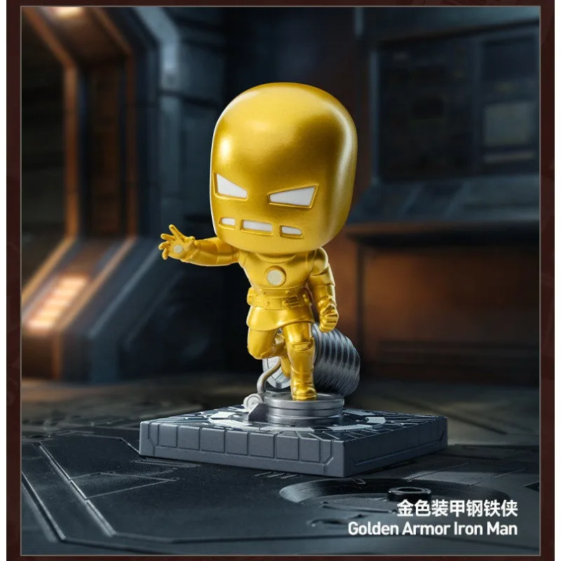 Фото POP MART Marvel Infinity Saga Series Blind Box |   Коллекционная фигурка Железного человека из ПВХ, игрушка-супергерой, украшение для рабочего стола, подарок №4