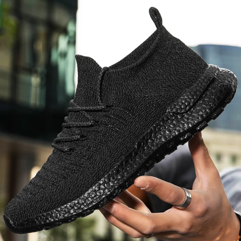 Men Shoes Light Running Sneakers Men Soft Bottom Fashion Casual Walking Shoes Breathable Slip on Mens Loafers Zapatillas Hombre