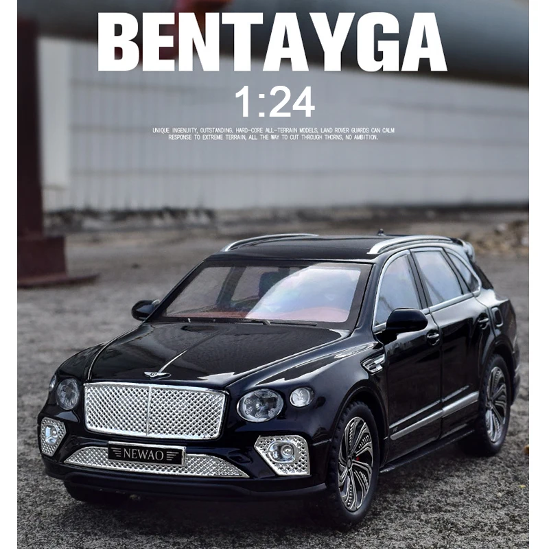 

Diecast 1:24 Alloy Model Car Miniature Bentayga Luxury SUV Metal Vehicle for Children Boys Collectible Gifts Christmas Hot Toys