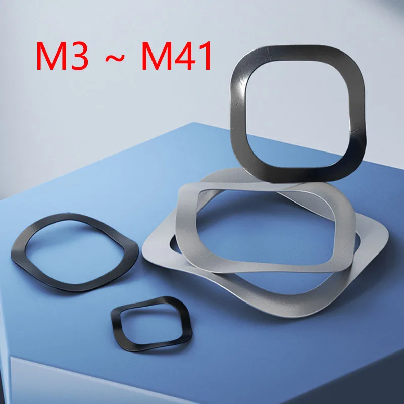 

30Pc Stainless Steel Wave Type Spring Washer Gasket for Bearing Shaft M3 M4 M5 M6 M8 M10 M12 M14 M16 M19 M23 M25 M27 M31 M39 M41