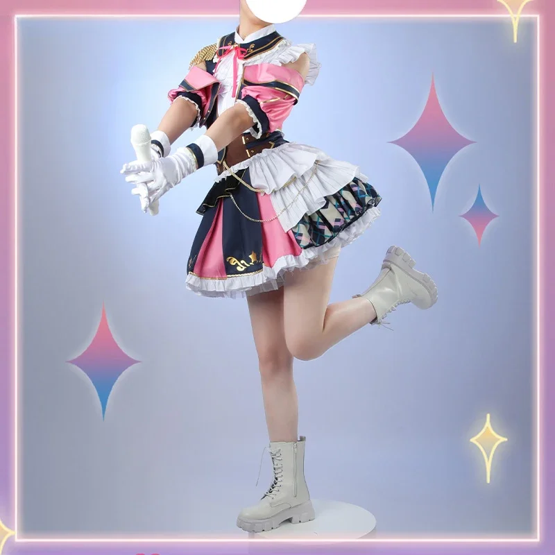 [На заказ] OSHI NO KO XTHE IDOLM STER блестящие цвета Руби Косплей Костюм Хэллоуин наряды