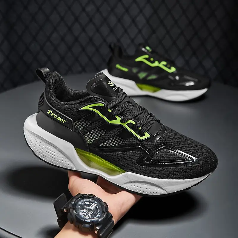 

New Lightweight Breathable Hollow Running Shoes Men's Mesh Casual Sports Shoes