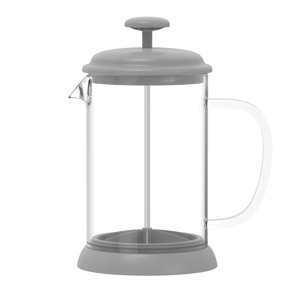 Stainless Steel Glass Teapot French Coffee Tea Percolator Fi